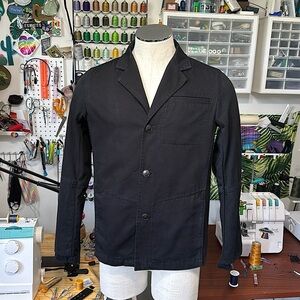 Alexander Wang black cotton casual blazer, sport coat